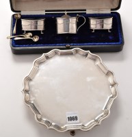 Lot 1069 - An Elizabeth II waiter, by C.J. Vander Ltd.,...