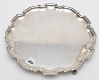 Lot 1070 - An Elizabeth II salver, by Walker & Hall,...