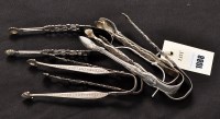 Lot 1088 - Six pairs of late 18th/19th Century decorative...
