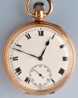 Lot 1182 - An early 20th Century 9ct. gold gentleman's...