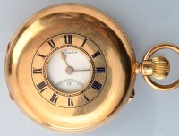 Lot 1190 - J.W. Benson: a George V 9ct. gold crown wind...