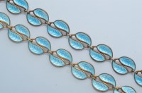 Lot 1233 - David Andersen, Norway: a light blue enamel...