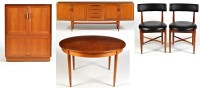 Lot 54 - Kofod Larsen for G-Plan: a set of six teak...