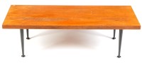 Lot 83 - Meredew Furniture: a teak coffee table,...