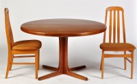 Lot 86 - Oluf Th. Larsen, Denmark: a teak extending...