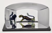 Lot 133 - Bertil Vallien for Kosta Boda: a clear glass...