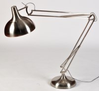 Lot 159 - A large chrome anglepoise lamp.