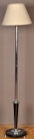 Lot 161 - An Art Deco style chrome and black painted...