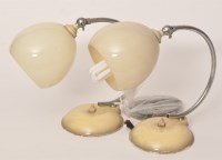 Lot 166 - Birmal: a pair of glass, metal and chromed Art...
