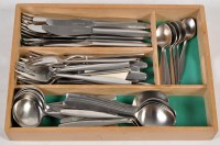 Lot 168 - Moderna: a mid 20th Century stainless steel...