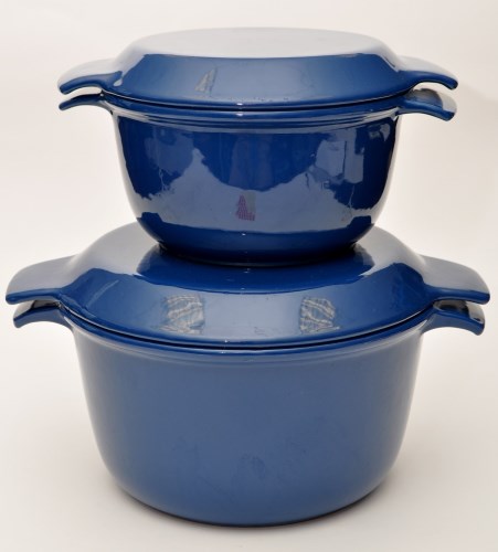 Lot 173 - Nacco, Denmark: enamel and cast iron Dutch...