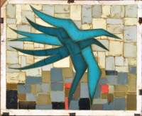 Lot 207 - **** Oosterlynck ''Blue Birds'' signed in...