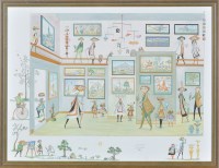 Lot 243 - *G*** Siles ''Silvart'' signed and inscribed...