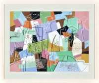 Lot 305 - Manner of Gino Severini A Futurist landscape...