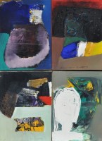 Lot 355 - **** Suklu Abstract Forms signed and dated...