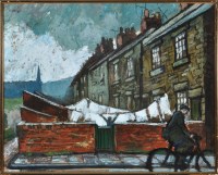 Lot 381 - *Norman Stansfield Cornish ''A back lane,...