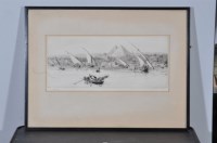 Lot 44 - William Lionel Wyllie (1851-1931) A view of...