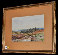 Lot 105 - Claude Hayes (1852-1922) ''Near Lyme Regis''...