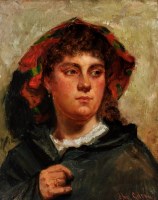 Lot 148 - John William Gilroy (1868-1944) A portrait of...