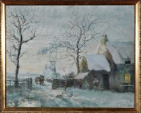 Lot 155 - John Falconar Slater (1857-1937) A farm in the...