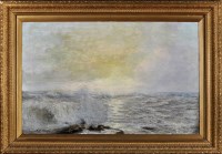 Lot 160 - John Falconar Slater (1857-1937) Sunlight over...