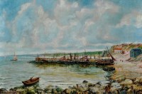 Lot 161 - Bernard Benedict Hemy (1845-1913) Cullercoats...