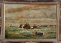 Lot 178 - Bernard Benedict Hemy (1845-1913) A fishing...