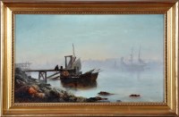 Lot 181 - Robert Jobling (1841-1923) ''The Narrows,...