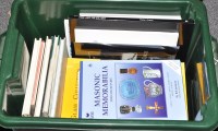 Lot 201 - Quantity of books on specialised glass...