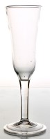 Lot 305 - Plain stem ale glass, tall round funnel or...