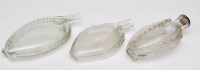 Lot 330 - Three glass flasks of 'North-East' interest,...