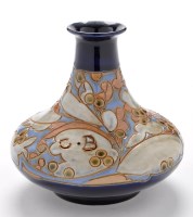 Lot 349 - Doulton Lambeth squat vase by Mark V. Marshall,...