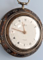 Lot 590 - Ralph Gout, London: a George III triple cased...