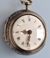 Lot 595 - Smith, London: a George III pair cased pocket...