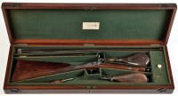 Lot 715 - A mid 19th Century single barrel percussion...