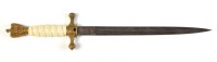 Lot 726 - A German Second World War Kriegsmarine dagger,...