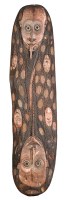 Lot 753 - A Sawos shield, Middle Sepik, Papua New Guinea,...