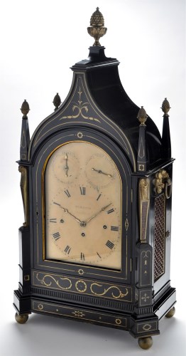 Lot 909 - *Bennett Norwich: a Regency ebonised and brass...