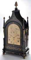 Lot 909 - *Bennett Norwich: a Regency ebonised and brass...
