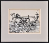 Lot 42 - Henry Matthew Brock (1875-1960) ''HAY-CUTTING''...