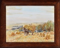 Lot 49 - James Edgar Mitchell (1871-1922) HAYMAKING...