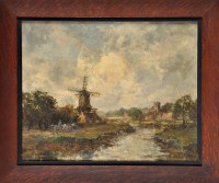 Lot 233 - John Falconer Slater (1857-1937) A RIVER...