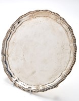 Lot 538 - A George V salver, by C.S. Harris & Sons Ltd.,...