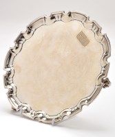 Lot 540 - An early 20th Century salver, by William...