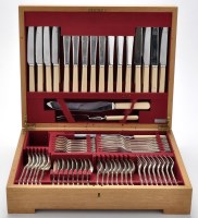 Lot 546 - An Elizabeth II flatware and cutlery service,...