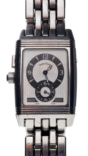 Lot 674 - Jaeger LeCoultre: Reverso Gran Sport day/night...