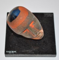 Lot 27 - Bertil Vallien for Kosta Boda: head sculpture,...