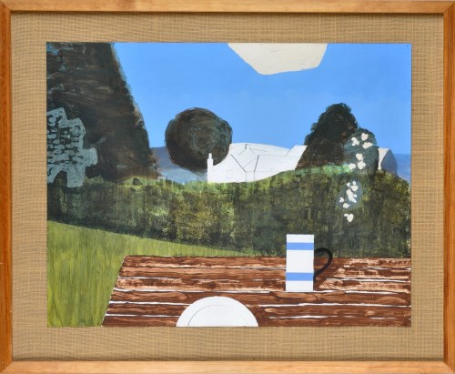 Lot 348 - Kenneth Rowntree ''MORNING GARDEN'' gouache 50...