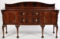Lot 1092 - An early 20th Century mahogany sideboard, the...