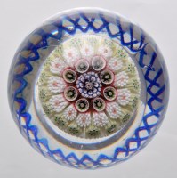Lot 54 - Baccarat lose-packed millefiori mushroom...